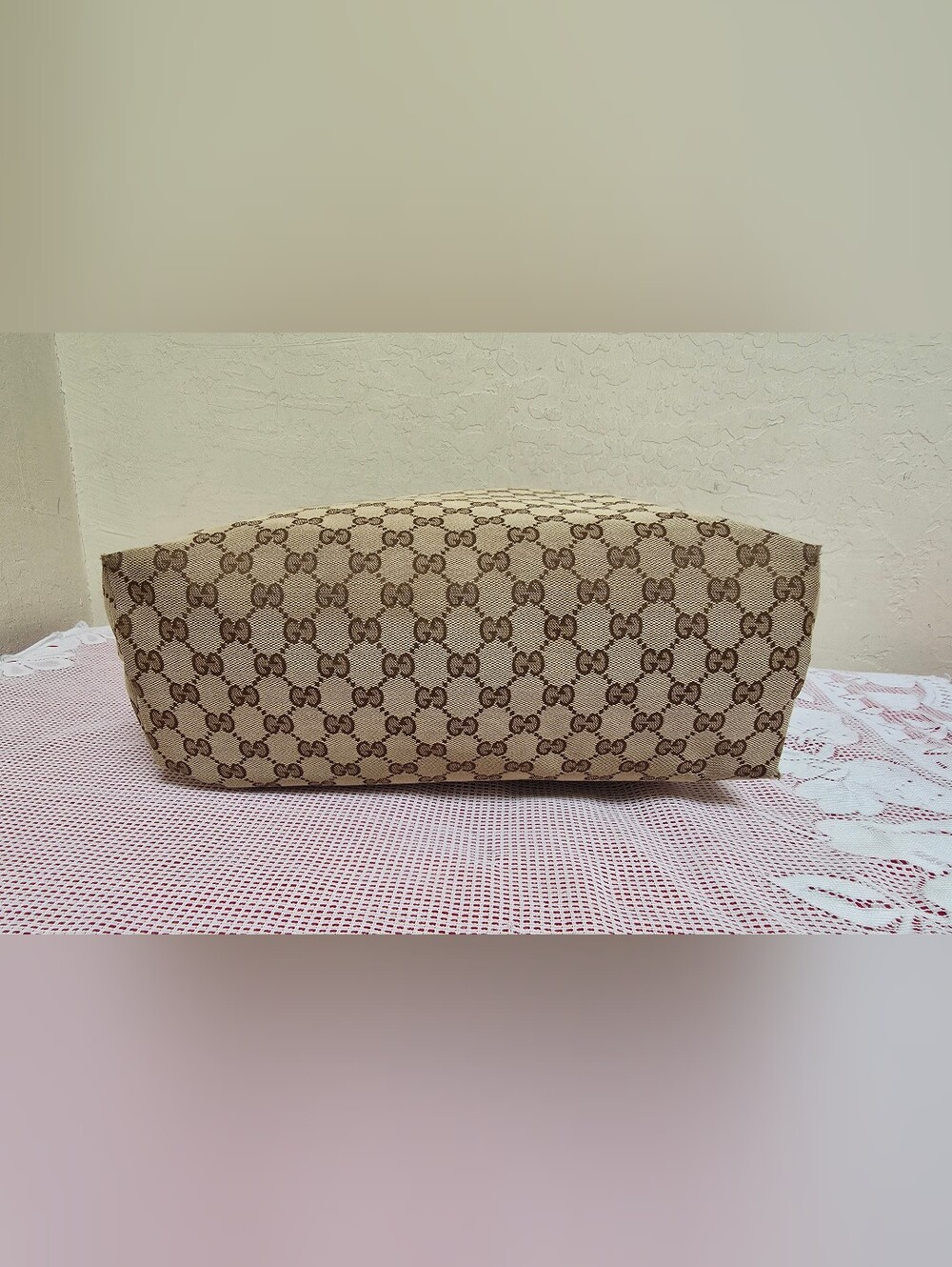 Gucci GG Canvas Large Crossbody Bag AUTHENTIC - Picture 5 of 16